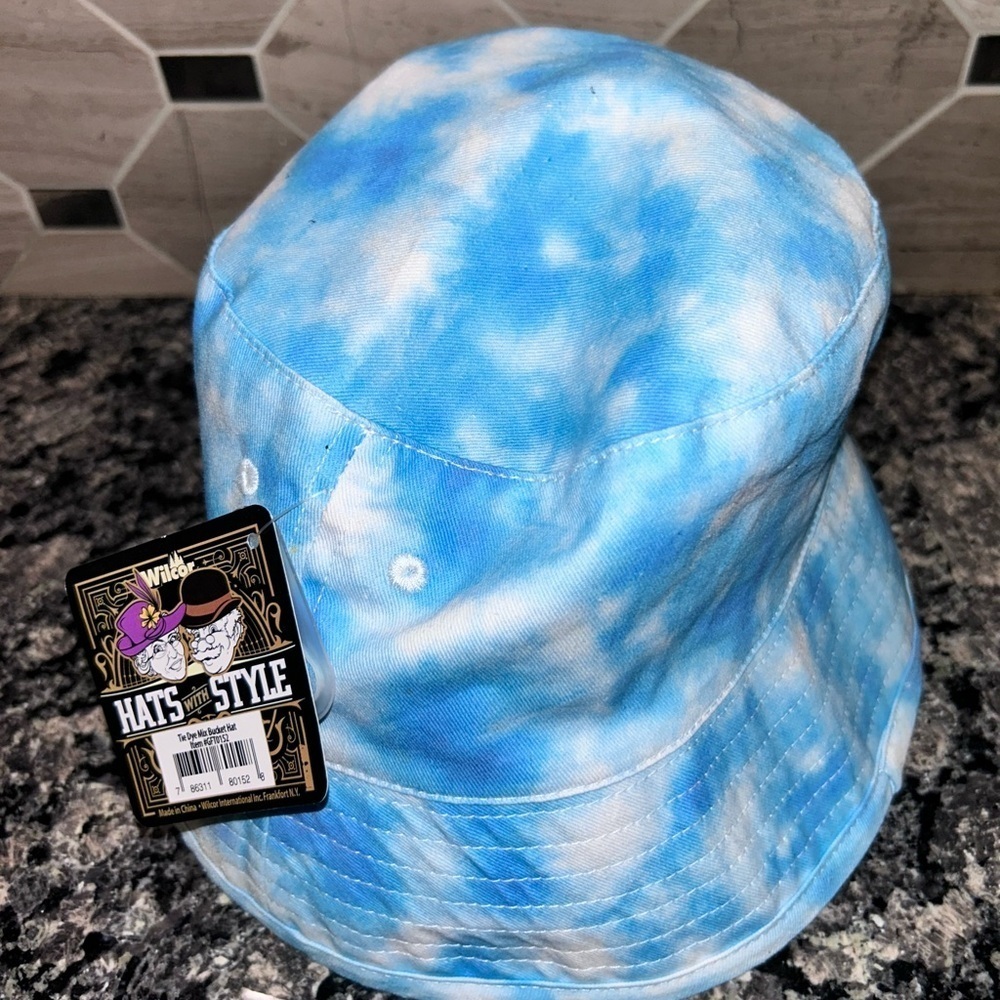 Wilcor Blue Tie-Dye Bucket Hat - Picture 3 of 7